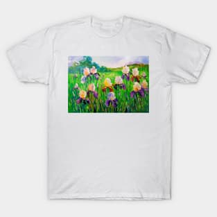 Irises in  field T-Shirt